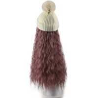 HÀNG ĐỘC QUYỀN- Tóc giả mũ len kem gắn tóc xù mì đủ màu- ảnh thật tại shop