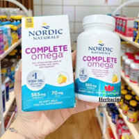 [Hàng đủ bill] Viên uống Omega vị chanh Nordic Naturals Complete Omega cung cấp omega 3 6 9 của Mỹ