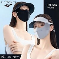 [Hằng Du Mục] Khẩu trang chống tia UV tích hợp vành che nắng phiên bản 3.0 HANGKAT