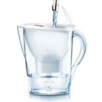 (Hàng Đức) Bình lọc nước BRITA Marella Cool White - 2,4L (có sẵn 1 lõi lọc Maxtra Plus), không chứa BPA