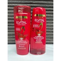 HÀng Đức Bộ dầu gội xả Loreal Elvital Color Glanz dành cho tóc nhuộm