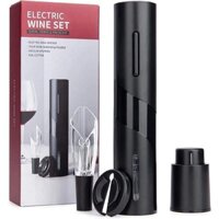 (Hàng Đức) Bộ dụng cụ mở rượu vang ELECTRIC WINE SET sử dụng Pin chính hãng 4,5x2,5cm thiết kế nhỏ gọn, (4 x pin AA),