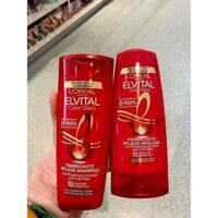 Hàng Đức Bộ GỘI XẢ LOREAL ELVITAL dầu gội 300ml và dầu xả 250ml