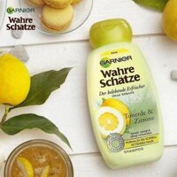 [Hàng ĐỨc] DẦU GỘI GARNIER Wahre Schätze Tonerde & Zitrone - Đặc tr.ị tóc dầu, bết