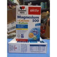 Hàng Đức Doppel Magnesium 500 + Calcium + Kalium hộp 30 viên