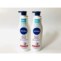 Hàng Đức Dưỡng thể Nivea Repair&Care 72h không bóng nhờn và rất nhanh khô.
