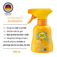 [Hàng Đức] KEM CHỐNG NẮNG SUNDANCE KIDS SPF 50, 200ml