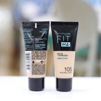 Hàng Đức Kem nền Maybelline Fit Me Matte Poreless  tone 105 màu Natural Ivory