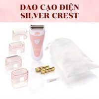 [HÀNG ĐỨC] Máy Cạo Râu, Dao Cạo Điện SILVER CREST - Cạo Lông Mày/Lông Mặt/Lông Cơ Thể Màu Trắng