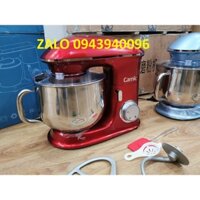 (Hàng Đức) Máy nhào bột Camic 8L1500W tiêu chuẩn Châu Âu -Trộn bột, Salad, chả giò, đánh trứng đánh kem - Bảo hành 1 năm