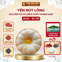 [Hàng Dùng Thử] Yến Rút Lông Khánh Hoà Dinnh Dưỡng - Tặng Táo Đỏ + Đường Phèn + Hạt Chia 10gr - 30gr
