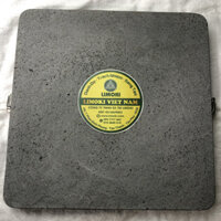 [Hàng Gia Công] Đá Nướng Thịt Núi Lửa Tại Bàn Hình Vuông Phẳng 30x30x3cm