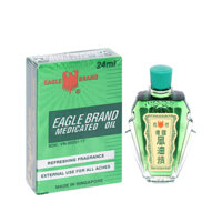 [Hàng giảm giá] Dầu gió xanh con ó Eagle Brand (Singapore) 24ml