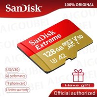 ♥Hàng Giao Ngay Tặng Đầu Đọc Thẻ + Bộ Chuyển Đổi♥SanDisk Extreme Micro SD A2/U3 Class 10 MicroSD (16GB/256GB/128GB/64GB/32GB)