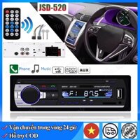 【Hàng giao ngay】Đầu Nghe Nhạc Ô Tô, JSD-520 máy nghe nhạc mp3 cho xe hơi,đầu mp3 bluetooth xe tải 12v fm / usb / sd