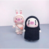 [Hàng HandMade] gấu bông heo đội mũ cosplay 🐷