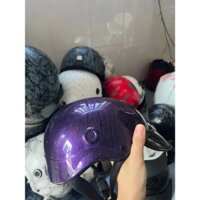 (hàng hãng) nón sơn chính hãng  đã qua sử dụng tím bóng hoạ tiết