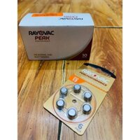 HÀNG HÃNG vỉ 6 Pin máy trợ thính P13 PR48 RAYOVAC PEAK size 13 PR48 dùng cho máy trợ thính Beurer