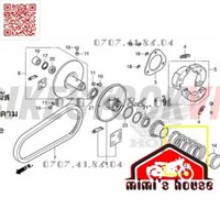 [HÀNG HIẾM] LÒ XO MÁ PU LY BỊ ĐỘNG SH150 (2013) HONDA THÁI LAN (1 Cái) | 23233-K01-900 21