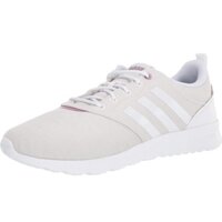 [Hàng Hiệu] Giày nữ chạy bộ adidas Women's QT Racer 2.0 Running Shoe, White/White/Orbit Grey, 7.5 M US