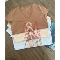 (HÀNG HIỆU XUẤT DƯ)  Áo thun cotton cổ tim A.ma.ni