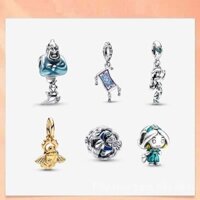 Hàng hóa tại chỗ 925 cấp bạc Thảm Disney Aladdin ma thuật Công Chúa Hoa Nhài Mặt dây chuyền