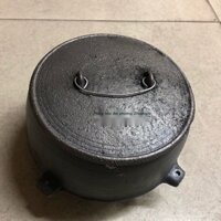 (HÀNG HOT) [Bán chạy Dazhou] Vạc gang, vạc gang, nồi súp, bình chứa trên nồi gang, hũ cơm lợn, nồi