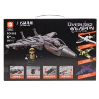 (HÀNG HÓT) Bộ đồ chơi phát triển trí tuệ- lego máy bay chiến đấu 345 chi tiết màu sắc hài hòa không phai có hướng dẫn