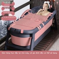 (HÀNG HOT) Bồn tắm gấp gọn dành cho người lớn, bồn tắm xông hơi toàn thân, bồn tắm dày lớn, bồn tắm