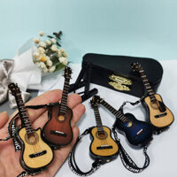 (HÀNG HOT) Đàn Guitar Mini Mẫu Vật Trang Trí Quà Tặng Sinh Nhật Quà Tặng Tốt Nghiệp Nhà Học Búp Bê