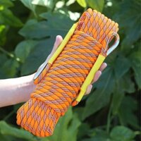 [Hàng Hot] Dây dù tròn  (1 cuộn dài 10m ) an toàn dành cho thoát hiểm Màu cam xanh leo núi Dây leo núi ngoài trời