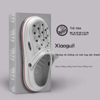 (HÀNG HOT) Dép xăng đan nam kéo lại, dép đi mưa, dép tắm bãi biển, đế dày, nhanh khô, không trượt,