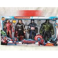 (HÀNG HÓT) ĐỒ CHƠI MÔ HÌNH SIÊU NHÂN ANH HÙNG AVENGER CÓ ĐÈN LOẠI TO CAO 30CM, CÁC SIÊU NHÂN ĐỨNG ĐƯỢC