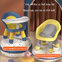 (HÀNG HOT) Ghế trẻ em tựa lưng ghế ngồi cho bé ăn ghế ăn phân tập đi băng ghế dự bị nhỏ thích hợp s