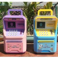 [Hàng Hot] Hộp Đựng Tiền Tiết Kiệm Mini Bank Máy ATM Mô Phỏng Nhận Dạng Khuôn Mặt Lưu Trữ Tiền Ngân Hàng Đồ Chơi