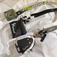 [Hàng Hot] Mặt dây chuyền Túi Xanh quân đội thời thượng Nhật Bản và Hàn Quốc dây đeo điện thoại di động đi du lịch đi chơi tiền lẻ túi đựng thẻ Túi đựng đồ Unisex