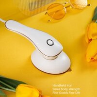 [Hàng Hot] Máy Ủi Mini Chống Dính Có Thể Gập Lại Màu Trắng Làm Nóng Nhanh Với Bình Xịt Bàn Là Hơi Nước Cầm Tay Cho Du Lịch Đi Công Tác Phích Cắm US 110V