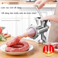 (HÀNG HOT) Mở rộng và làm dày xúc xích máy làm hộ gia đình bằng tay máy xay thịt nhỏ xúc xích máy x