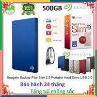 HÀNG HOT  Ổ cứng di động 500gb Seagate Backup Plus Slim hdd box 500gb bảo hành 24 tháng ....