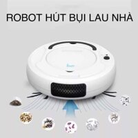 ✺Hàng Hot Robot Hút Bụi Tự Động Thông Minh-Sạc Qua Cổng USB-Máy Hút Bụi mini 3 Trong 1 QuétHútLau Nhà - Robot T