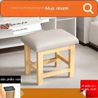 (HÀNG HOT) 【Thông Quan】Ghế thấp bằng gỗ nguyên khối cho phòng khách, ghế dài ở lối vào, ghế ngồi ba