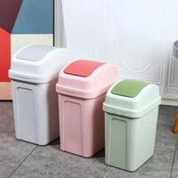 (HÀNG HOT) Thùng rác gia đình có nắp kích thước lớn phòng khách phòng tắm nhà bếp nhà vệ sinh văn p