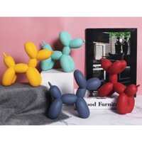 [Hàng HOT] Tượng Decor Chú Chó Poodle Siêu Cute