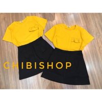 HÀNG HOT VỪA CẬP BẾN LÀ EM PHẢI KHOE LIỀN QUÁ XUẤT SẮC LUÔN 😍😍😍 SET ZARA ÁO THUN VÀNG TUI NHÚN+CV KAKI FORM A