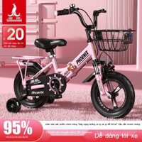 (HÀNG HOT) Xe đạp trẻ em Phoenix bé trai 2-3-5-7-10 tuổi bé gái nhẹ xe đạp có thể gập lại xe đạp tr