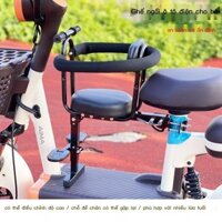 (HÀNG HOT) Xe điện ghế an toàn trẻ em phía trước có thể gập lại pin xe ghế trẻ em xe điện bé phân b