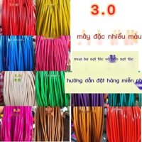 (HÀNG HOT)Mây thủ công tự làm chất liệu bảo vệ môi trường tròn chắc chắn 3.0mm dệt thủ công nhựa mâ