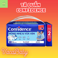 (Hãng Huggies)Tã bỉm QUẦN người lớn Confidence size M16+2 miếng sản xuất tại Indonesia của hãng Kimberly-Clark