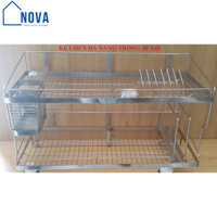 [HÀNG INOX CHUẨN] Kệ Chén Đa Năng 2 Tầng INOX 304 Không Gỉ Gắn Tường, Gắn Tủ Bếp - nova