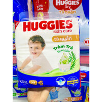 [Hàng không tặng] Tã quần Huggies Skincare XXXL 22+6M (Mẫu mới)